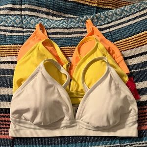 NWT Xhilaration Triangle bikini tops.